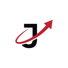 Letter J arrow logo