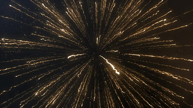 A vibrant fireworks explosion video background