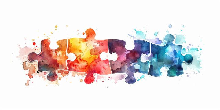 Finding Meaning: The Puzzle Pieces and Fitting Together - Picture puzzle pieces fitting together, illustrating the search for meaning and understanding that can be a part of religious responses to sad