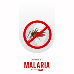 World Malaria Day Awareness Day Social Media Poster Design