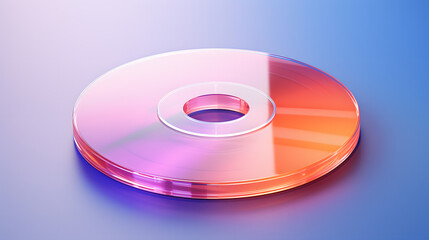 CD DVD Mockup colorful 3d