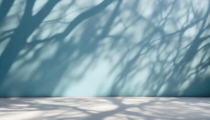 minimalistic abstract background in serene light blue hues for an elegant product