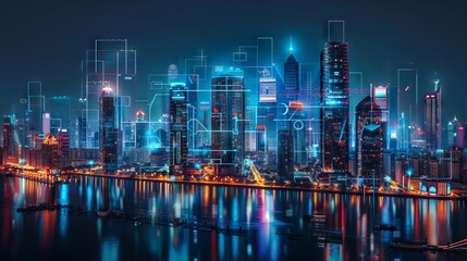 Connected City: Dot Technology Enhances Urban Landscape in Smart Cityscape