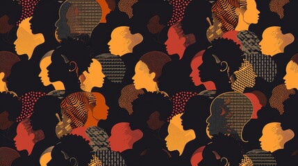 African American History Month pattern