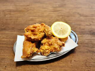 fried chicken on plate