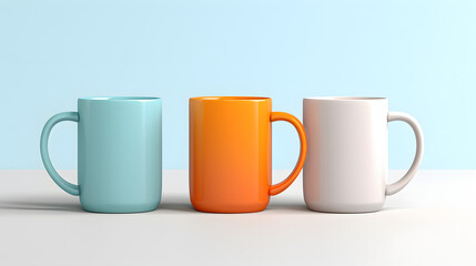 Mug Mockup colorful 3d