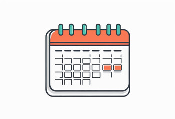 Date and Reminder Concept in Hand Drawn Doodle Style