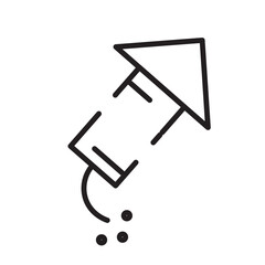 Fireworks Party Rock Line Icon