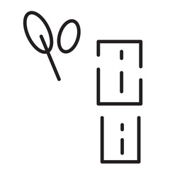 Bamboo Nature Plant Line Icon