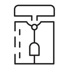 Chinese Cultures Decoration Line Icon