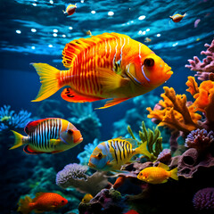 Fototapeta premium fish in water