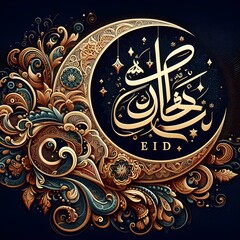 Eid Calligraphy & Typography Designs Festive Lettering for Celebratory Occasions