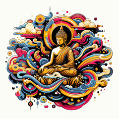 abstract painting karma vector 