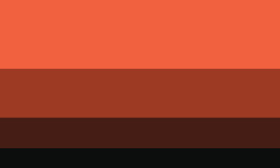 Vibrant red and black color palette suitable for modern design projects, fashion prints, branding, and artistic concepts with bold contrast.