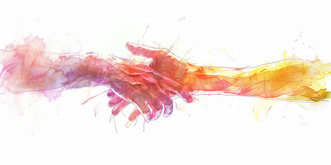 Legacy of Compassion: The Helping Hand and Comforting Presence - Picture a helping hand reaching out, symbolizing the compassionate legacy of a deceased leader.