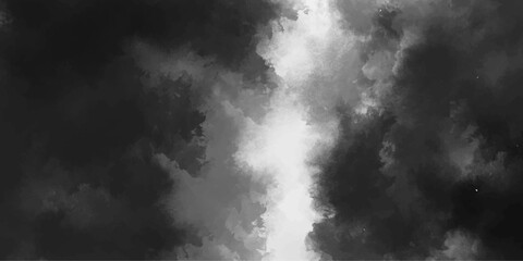 Abstract cloud and smoke sky watercolor panted vintage background 