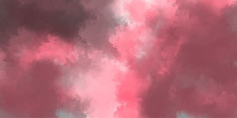 Abstract cloud and smoke sky watercolor panted vintage background 