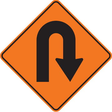 curva muy cerrada a la derecha, se&ntilde;al color naranja, pictograma, preventivo, icono, vector, naranja, rombo naranja, s&iacute;mbolo, silueta, ilustraci&oacute;n, rombo, se&ntilde;ales, imagen, indicar, norma, normatividad,