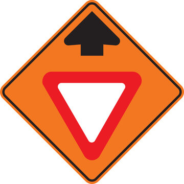 proximidad de se&ntilde;al ceda el paso, se&ntilde;al de prevenci&oacute;n, se&ntilde;al color naranja, pictograma, preventivo, icono, vector, naranja, rombo naranja, s&iacute;mbolo, silueta, ilustraci&oacute;n, rombo, se&ntilde;ales, imagen