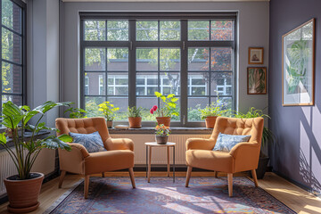 Interior design of a waiting room, doctor's office