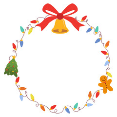 Christmas Theme Frame Element