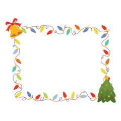 Christmas Theme Frame Element