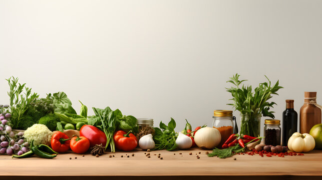 Local Ingredients Poster template 3d