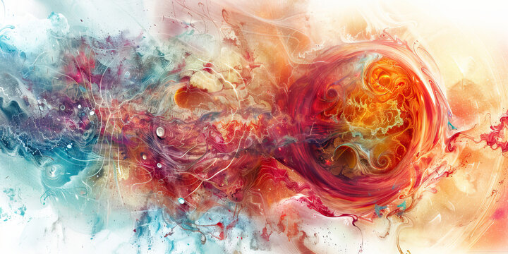 Quantum Leap: The Jumping Particles and Interdimensional Travel - Picture particles jumping and shifting between dimensions, symbolizing the sense of interdimensional travel and quantum phenomena