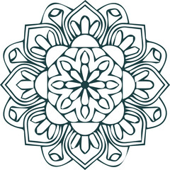 Beautiful mandala art, vector mandala design