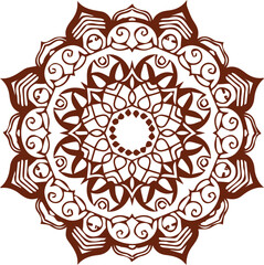 Beautiful mandala art, vector mandala design