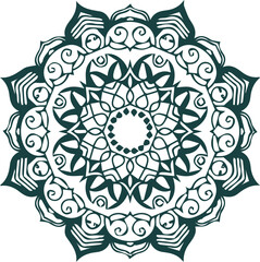 Beautiful mandala art, vector mandala design