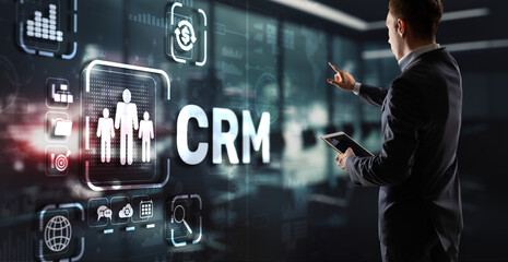 CRM Customer Relationship Management. Customer orientation concept - 793550430