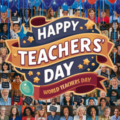Obraz premium Happy Teacher’s Day