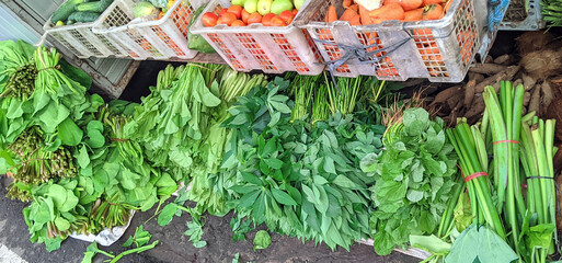 vegetables in traditional markets