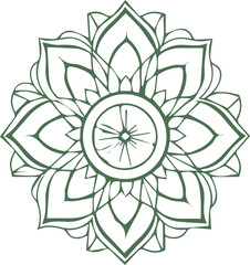 Beautiful mandala art, vector mandala design