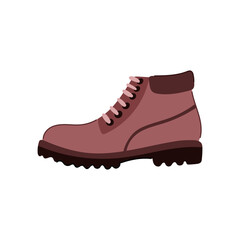 outdoor hiking boots male cartoon. adventure footwear, trail trekking, durable waterproof outdoor hiking boots male sign. isolated symbol vector illustration