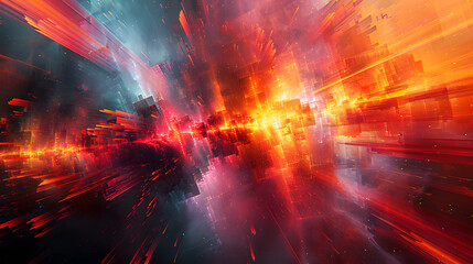 Vibrant Speed Technology Concept, Futuristic Background with Fast Motion and Dynamic Energy for Technology Themes.