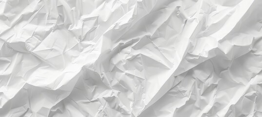 white crumpled paper texture background - obrazy, fototapety, plakaty