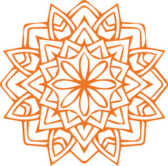 Beautiful mandala art, vector mandala design