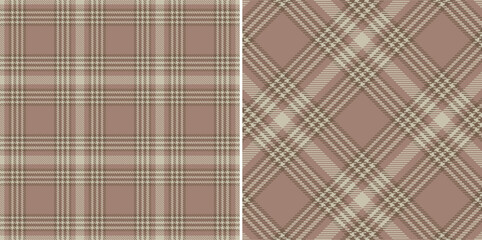 Vector checkered pattern or plaid pattern . Tartan, textured seamless twill for flannel shirts, duvet covers, other autumn winter textile mills. Vector Format