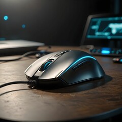 computer mouse on the table