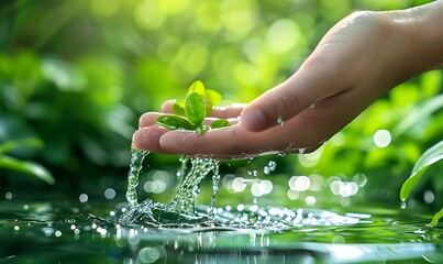 Corporate sustainability initiative adopts water-efficient tech, minimizes water use, reduces wastewater, enhances water quality