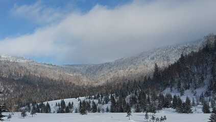 winter mountain landscape