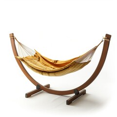 Magnificent Portable hammock stand isolated on white background