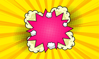 Comic pop art abstract background 