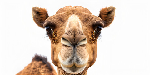portrait of a camel - obrazy, fototapety, plakaty