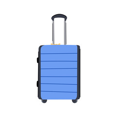 suitcase suitcase cartoon. airport vacation, trip journey, trolley wheels suitcase suitcase sign. isolated symbol vector illustration