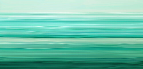 Turquoise and seafoam stripes craft tranquility in a modern abstract.