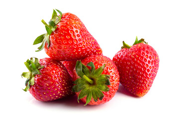 Fresh strawberry isolated on a white background