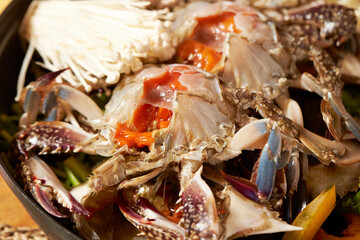 Soy Sauce Marinated Crab,Korean food 